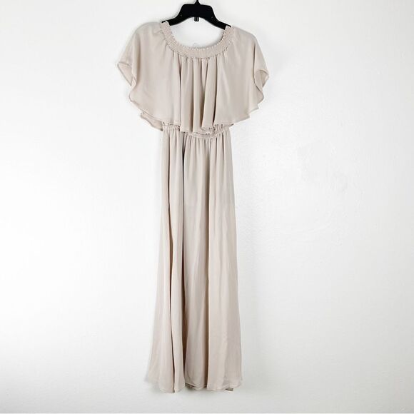 SHOW ME YOUR MUMU Hacienda Ruffle Top Side Splits Maxi Dress, Size Small - Picture 1 of 11